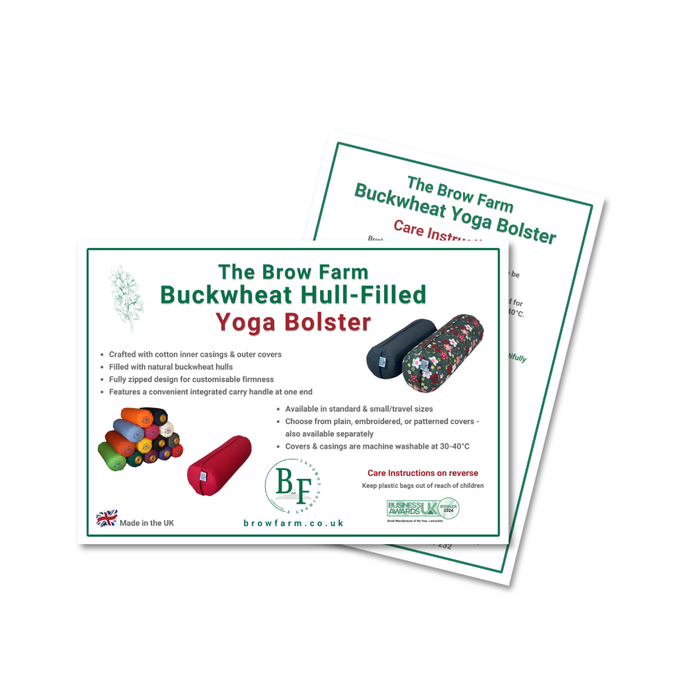 Small/Travel Yoga Bolster Replacement Covers