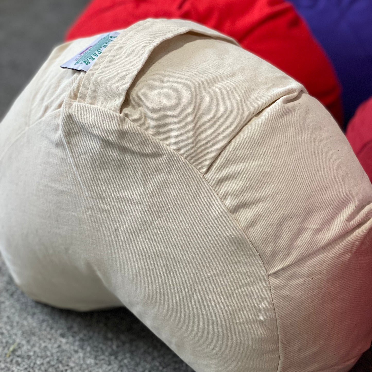 Crescent  Zafu Buckwheat Meditation Cushion