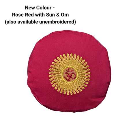 Yoga Bolster Replacement Embroidered Covers