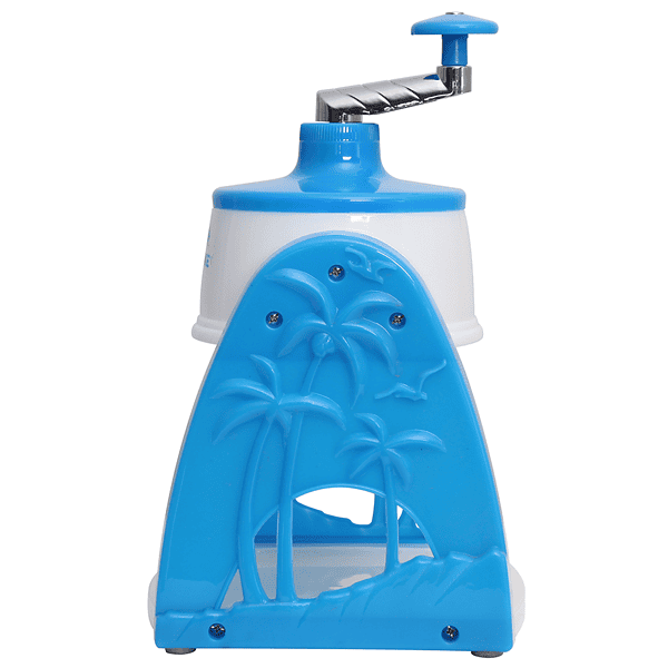 Snowflake Hand Crank Snow Cone Maker side view